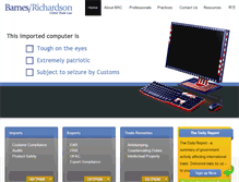 Tablet Screenshot of barnesrichardson.com
